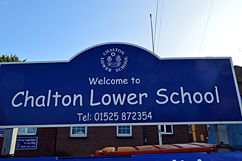 Chalton Lower School sign